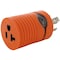 Ac Works Plug Adapter, 5-15/20R, L14-30P, 5-20P, L14-30P, 0 ft., Orange ADL1430520 - alternate 1